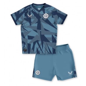 Aston Villa babykläder Tredje Tröja barn 2023-24 Korta ärmar (+ Korta byxor)